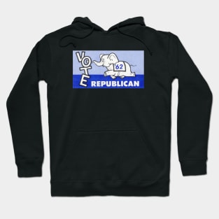 1962 Vote Republican Hoodie